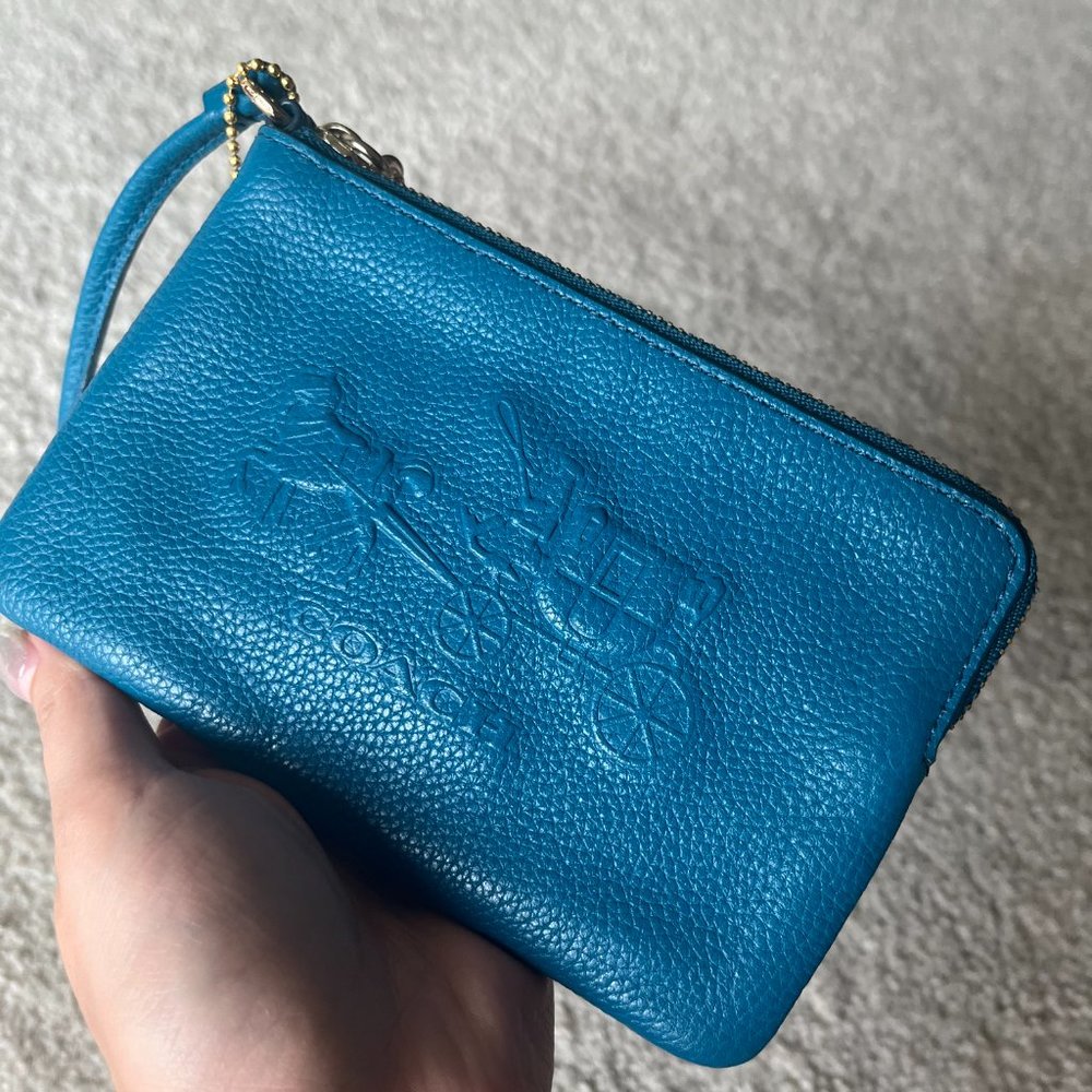 Coach Leather Wristlet Wallet